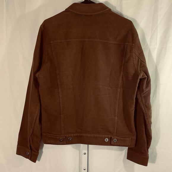 Bonobos Moleskin Trucker Jacket - Men Size S - Brown - Picture 5 of 6